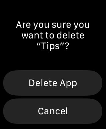 Delete app