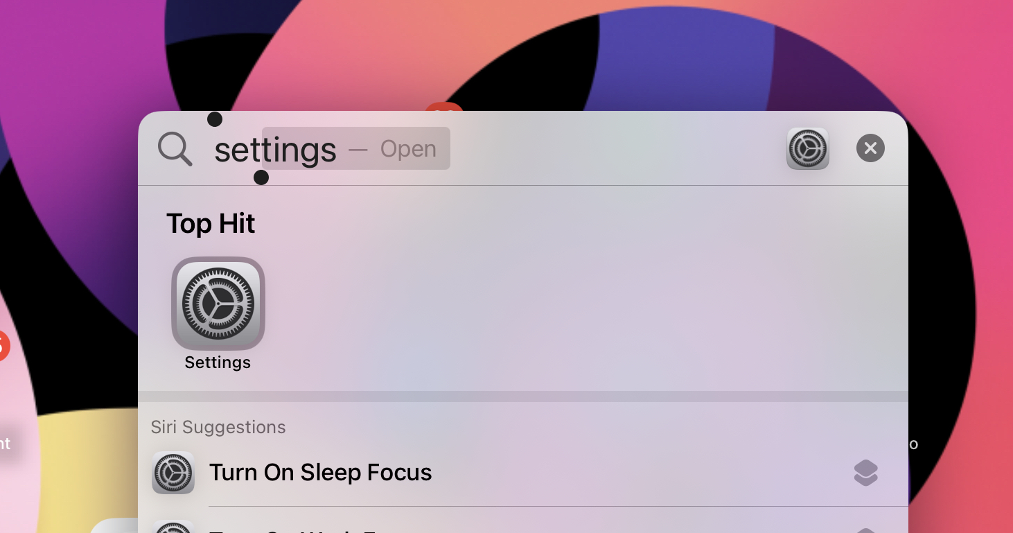 Settings App